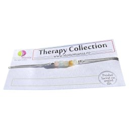 Bratara Therapy mix berile cuburi 4mm si argint 925