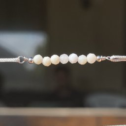 Bratara Therapy opal roz sfere 2-3mm si argint 925