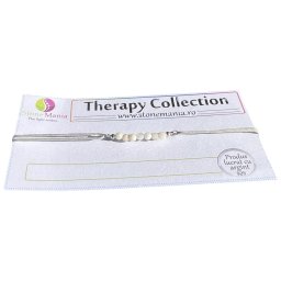 Bratara Therapy piatra lunii sfere 3mm si argint 925