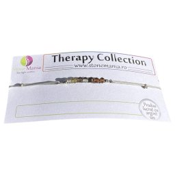Bratara Therapy turmalina multicolora sfere 3mm si argint 925