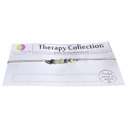 Bratara Therapy turcoaz natural sfere 3-4mm si argint 925