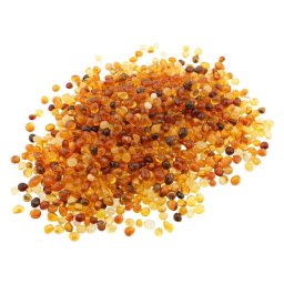 Cristal natural Chihlimbar pietre slefuite 3-4mm, 50g