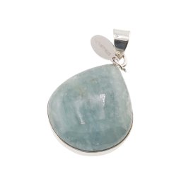 Pandantiv Acvamarin cu montura din argint 925, A12