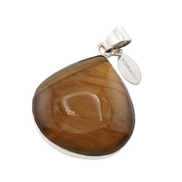 Pandantiv Ochi de tigru cu montura din argint 925, A14