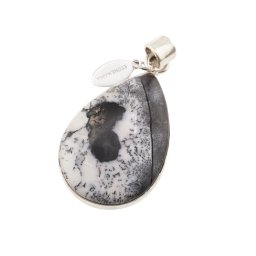 Pandantiv Opal dendritic cu montura din argint 925, A3