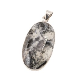 Pandantiv Opal dendritic cu montura din argint 925, A8