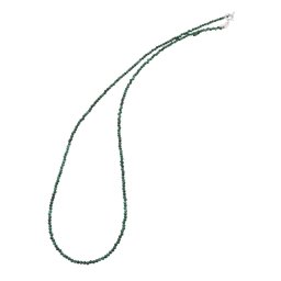 Colier Malachit natural sfere fatetate 2mm si argint 925