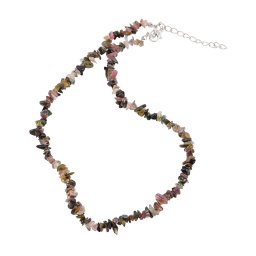Colier Turmalina multicolora mix chips 4-6mm