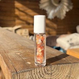 Sticluta roll-on cu cristale naturale Carneol, 10ml