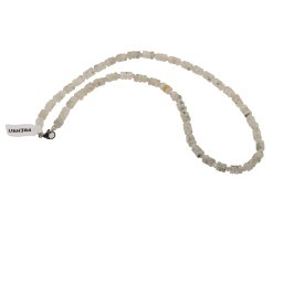 Colier Prehnit discuri 5-6mm si discuri fatetate 3mm