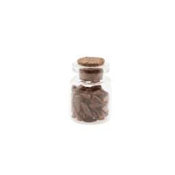 Sticla cu cristale naturale Goldstone chips 3-7mm, 3cm