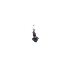 Pandantiv Rubin, Safir, Smarald cu Argint 925, 20mm