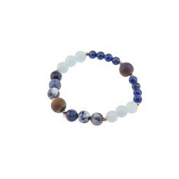 Bratara din cristale naturale BLUE MOON, 6-10mm