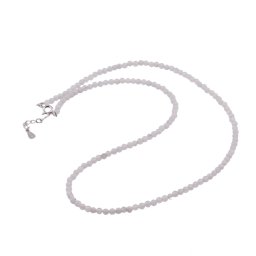 Colier Calcedonie sfere cu Argint 925, 3mm