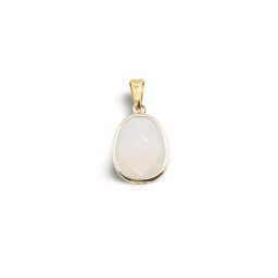 Pandantiv Opalit oval cu montura aurie, 20mm
