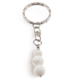Breloc Opal trei sfere, 8-10mm