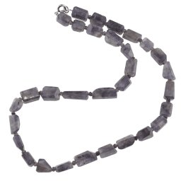 Colier Iolith fatetat 10-14mm si discuri 3mm