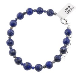 Bratara Lapis Lazuli sfere fatetate 3-7mm