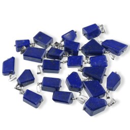 Pandantiv Lapis Lazuli fatetat, 12-20mm