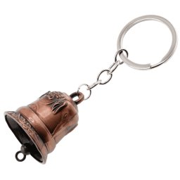 Breloc clopot cu elefant, cupru - 9,5cm