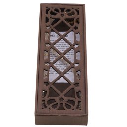 Colier Cuart roz discuri 4mm cu elemente aurii in cutie cadou