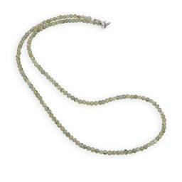 Colier Apatit verde sfere 3mm