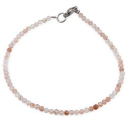 Bratara Piatra Soarelui sfere fatetate, 2-3mm