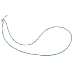 Colier Crisopraz sfere fatatate, 2mm