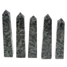 Turn / Obelisc cu patru fatete din Turmalina Neagra cu Indigolit, 70-90g