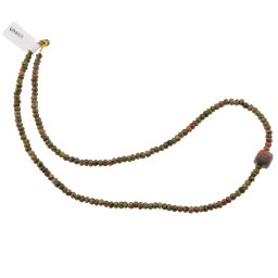 Colier Unakit discuri fatetate 4mm si cub fatetat 8mm