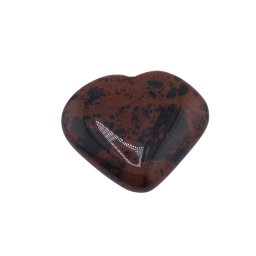Inima rulata Obsidian mahon, 20-40mm