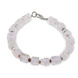 Bratara Cristal de stanca rondele 8mm si Mix cristale discuri fatetate 3mm