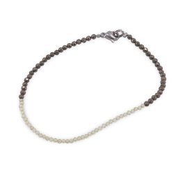 Bratara Pirita si Peridot sfere fatetate 2mm