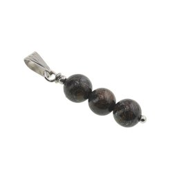 Pandantiv Bronzit sfere, 6mm