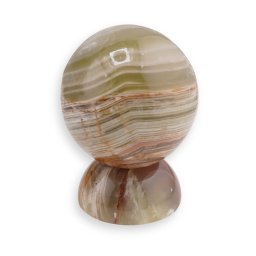 Sfera din Onix de Pakistan cu suport - 4,5cm