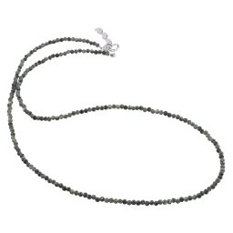 Colier Serafinit sfere fatetate cu Argint 925, 2mm
