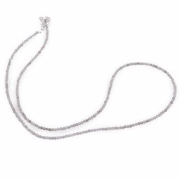 Colier Labradorit pietre micro fatetate 2mm si Argint 925
