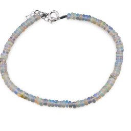 Bratara Opal etiopian de foc rondele 3,5-4mm