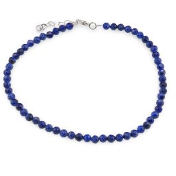 Bratara Lapis Lazuli sfere fatetate, 3mm