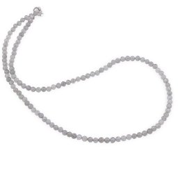 Colier Labradorit sfere fatetate, 4mm