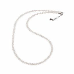 Colier Cuart roz romburi fatetate 3mm si argint 925