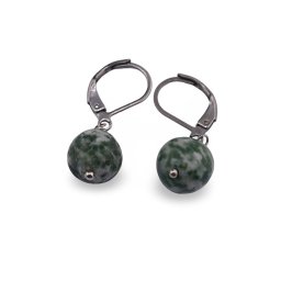 Cercei cu agatatoare Agat de copac 10mm
