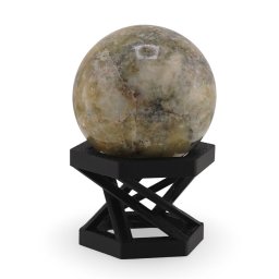 Suport pentru sfera din PLA premium, forma hexagonala - negru