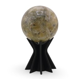 Suport pentru sfera din PLA premium, forma stelata cu opt brate - negru
