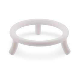 Suport pentru sfera din PLA premium, forma rotunda cu trei picioare, 45mm - alb