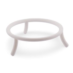 Suport pentru sfera din PLA premium, forma rotunda cu trei picioare, 68mm - alb