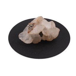 Suport pentru cristale din PLA premium, model rotund plat - negru