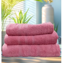 Set 3 prosoape baie Valentini Bianco TM900A/3/2221 Roz