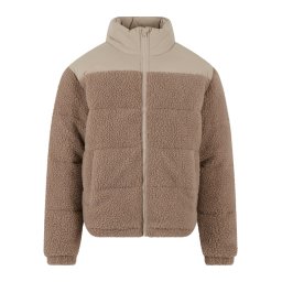 Urban Classics Jachetă fleece nisipiu / bej închis