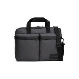 TOMMY HILFIGER Geantă laptop gri metalic
